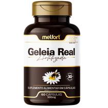 Geleia real liofilizada 60 caps 500mg melfort Geleia real liofilizada 60 caps 500mg melfort