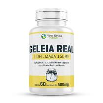 Geléia Real Liofilizada Pura 60 Cápsulas 500mg Floral Ervas