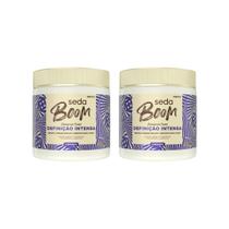 Geleia Seda Boom Definiçao Intensa 500G - Kit C/2Un Geleia Seda Boom Definiçao Intensa 500G - Kit C/2Un