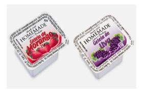 Geleia Uva E Morango Homemade 15g Caixa 72 Unidades Geleia Uva E Morango Homemade 15g Caixa 72 Unidades