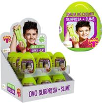 Geleinha slime / gelele ovo surpresa space brilha no escuro 98g - DOCE BRINQUEDO