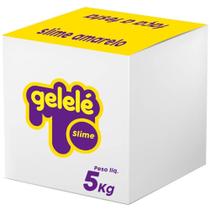 Gelele slime faca a festa amarelo 5kg doce brinquedo