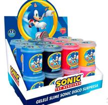 Gelele slime pote 152g sonic ( cores sortidas) -cdb Gelele slime pote 152g sonic ( cores sortidas) -cdb