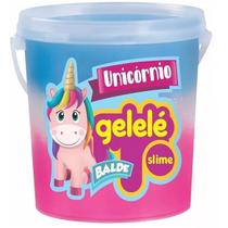 Gelelé Slime Unicornio Doce Brinquedo Balde 457G Azul Gelelé Slime Unicornio Doce Brinquedo Balde 457G Azul