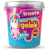 Gelelé Slime Unicornio Doce Brinquedo Balde 457G Roxo Gelelé Slime Unicornio Doce Brinquedo Balde 457G Roxo