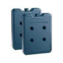 Gelo Artificial Rígido Gelo-x placa Reutilizável 500ml 17x10x3,5cm Combo com 2 peças