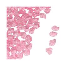 Gelo Falso Cristalino Transparente 200PCS, Enchimentos De Vaso De Plástico Em Forma De Diamante