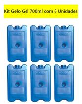 Gelo Gel Artificial Reutilizável 700ml c/06 Un Gelo Gel Artificial Reutilizável 700ml c/06 Un