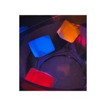 Gelo neon colorido festa reveillon drinks c/24 Gelo neon colorido festa reveillon drinks c/24