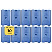Gelo X Reutilizável 400ml Gelotech 17x10x2,70cm Kit Com 10