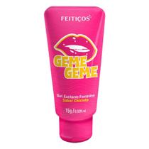 Geme geme gel excitante feminino sabor chiclete 15g feitiços