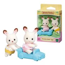 Gêmeos Coelho Chocolate Sylvanian Families 5420 Epoch