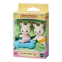 Gêmeos Coelho Chocolate Sylvanian Families - Epoch 5420 Gêmeos Coelho Chocolate Sylvanian Families - Epoch 5420