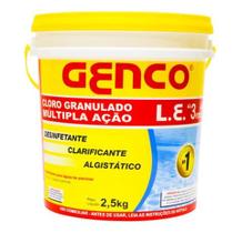 Genco cloro granulado 3 em 1 2,5 kg