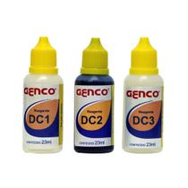 Genco Reagente DC1, DC2 e DC3 Dureza Calcica Total kit 03 und ( Analise de agua Piscina )