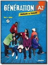 Generation 2 livre + cahier + cd mp3 + dvd (a2)
