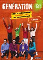 Generation 3 (b1) - livre + cahier numeriques interactifs - carte enseignant / eleve - 1 code