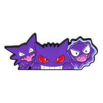 Gengar Anime Horror Ghost Ename Pin Broche Roupas Mochila Lapela Emblema Moda Jóias Acessório