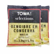 Gengibre Em Conserva Gari Towa 1kg ( Kit Com 2pct )