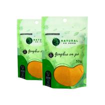 Gengibre em Pó Premium Sabor Autentico Kit 2 Pouch 50g