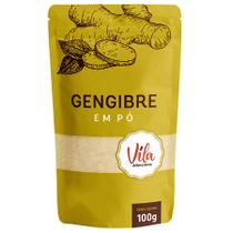 Gengibre em Po sabor intenso 100 Puro 100g praticidade sabor caracteristico otimo rendimento Sem Gluten Sem Lactose