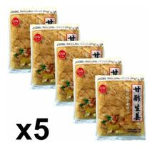 Gengibre Fatiado Gari Conserva 1kg (Kit com 5)