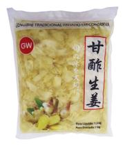 Gengibre Gari Tradicional Fatiado Em Conserva 1kg - Gw
