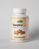 Gengibre Premium 100% Puro 60 Cápsulas de Gelatina 600mg 1 pote