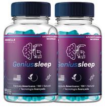 Genius Sleep Nootrópico Noturno - 2 Potes - Ananella Suplementos