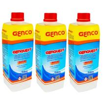 Genquest Inibidor De Manchas E Incrustações De Piscina Genco - 3 unidades 1L Genquest Inibidor De Manchas E Incrustações De Piscina Genco - 3 unidades 1L