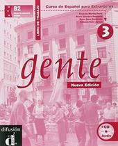 Gente 3 - Libro De Trabajo Y Resumen Gramatical Con CD Audio - Nueva Edición - Difusion