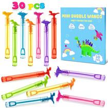 Genuvi Bubble Maker - Pacote com 30 Mini Varinhas de Bolhas Tema Dinossauro Genuvi Bubble Maker - Pacote com 30 Mini Varinhas de Bolhas Tema Dinossauro