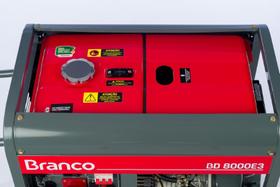Gerador à Diesel 8,0Kva Trifásico 220V Partida Elétrica BD8000 Branco Gerador à Diesel 8,0Kva Trifásico 220V Partida Elétrica BD8000 Branco