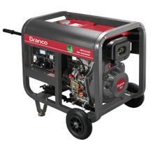 Gerador à Diesel Branco 5,5KVA 10CV Monofásico com Partida Manual - BD6500 220V