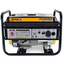 Gerador à Gasolina 3,5KVA 4T ZG3800GM Pártida Manual Bivolt 454225 ZMAX