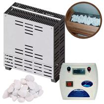 Gerador de Calor Sauna Seca 7,5KW Até 15 M³ c/ Quadro Digital e Pedras Dolomitas SODRAMAR Gerador de Calor Sauna Seca 7,5KW Até 15 M³ c/ Quadro Digital e Pedras Dolomitas SODRAMAR