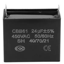 Gerador de capacitores de operação inicial CBB61 24uF 450V AC