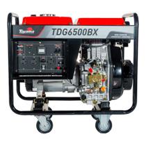 Gerador de energia 5,5 kva a diesel bivolt partida manual - TDG6500BX - Toyama