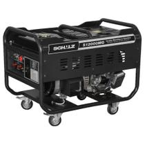 Gerador de energia a gasolina 9,5 kva potência de 18 hp monofásico 4 tempos - S12000 MG - Schulz