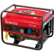 Gerador de Energia à Gasolina Branco Motores 7,0CV B4T 3500 Partida Manual