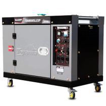 Gerador de Energia Cabinado a Diesel TDG8500SLEXP 4T 498cc 7KW Mono Bivolt com AVR e Partida Elétrica Toyama