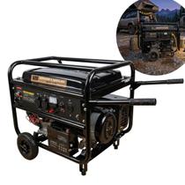 Gerador de Energia Gasolina 8000W 4 Tempos 10 Kva Monofasico 110V 220V com Rodas Way Iwfg009