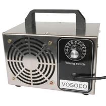 Gerador de Ozônio 60g/h Purificador Ar Temporizador Aço Inox - VOSOCO