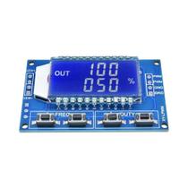 Gerador De Sinal Ajustável De Modo Duplo 1 Canal 1Hz-150KHz Onda Quadrada PWM LCD Módulo DC 3.3V-30V Gerador De Sinal Ajustável De Modo Duplo 1 Canal 1Hz-150KHz Onda Quadrada PWM LCD Módulo DC 3.3V-30V