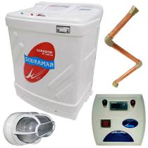 Gerador de Vapor p/Sauna 12KW 220V Trifásico c/Quadro Digital Kit Instalação e Luminária SODRAMAR Gerador de Vapor p/Sauna 12KW 220V Trifásico c/Quadro Digital Kit Instalação e Luminária SODRAMAR