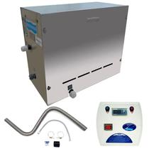 Gerador de Vapor Steam Universal Inox Sauna 12Kw c/ Quadro Digital e Kit Acessórios SODRAMAR Gerador de Vapor Steam Universal Inox Sauna 12Kw c/ Quadro Digital e Kit Acessórios SODRAMAR
