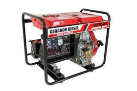 Gerador Diesel 5 KVA Trifásico 220/110 60 Hz MDGT-5000CLE Motomil