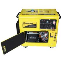 Gerador diesel 8000 silenc. 127/220v pe - matsuyama