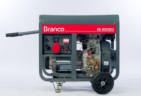 Gerador Diesel 8,0Kva Trifásico 380V BD8000 E3 Branco