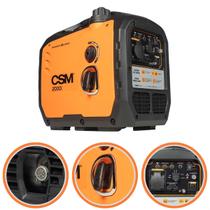 Gerador Energia Portátil a Gasolina Inverter Silencioso CSM 2000i 2 kVA Monofásico 2000VA Manual 4T Gerador Energia Portátil a Gasolina Inverter Silencioso CSM 2000i 2 kVA Monofásico 2000VA Manual 4T